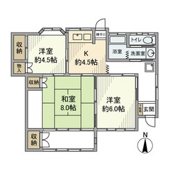 東八幡戸建の物件間取画像